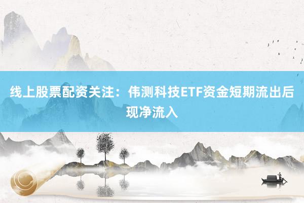 线上股票配资关注:伟测科技ETF资金短期流出后现净流入