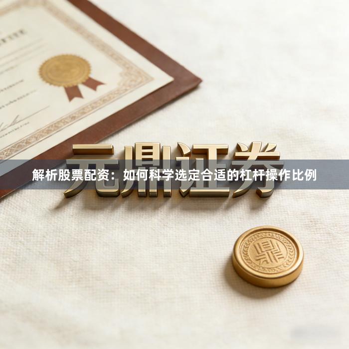 解析股票配资：如何科学选定合适的杠杆操作比例