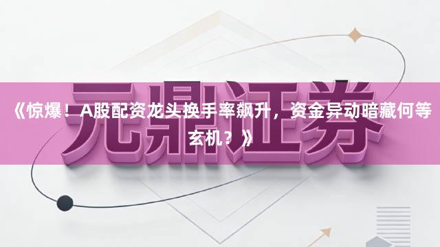 《惊爆！A股配资龙头换手率飙升，资金异动暗藏何等玄机？》