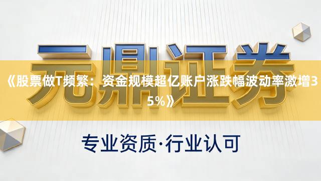 《股票做T频繁：资金规模超亿账户涨跌幅波动率激增35%》