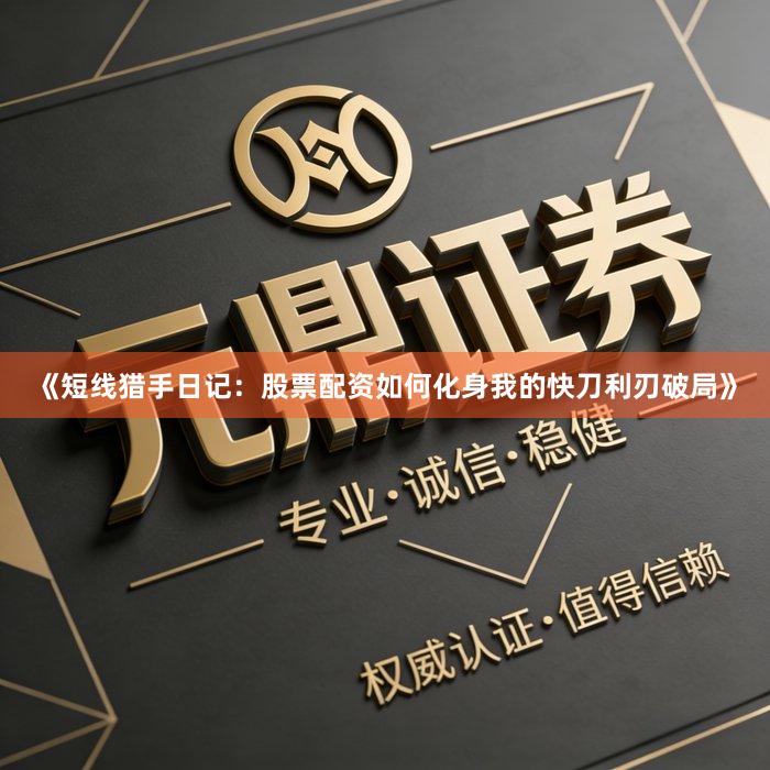 《短线猎手日记：股票配资如何化身我的快刀利刃破局》